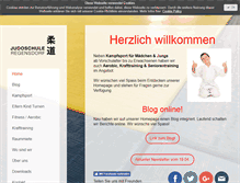 Tablet Screenshot of judo-regensdorf.ch